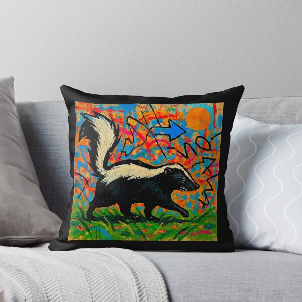 Item preview, Skunk Family – Artistic Wildlife Print #3 designed and sold by Helios Be. Lavsh.