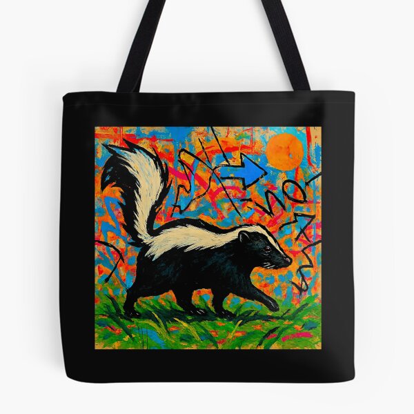 Item preview, Skunk Family – Artistic Wildlife Print #3 designed and sold by Helios Be. Lavsh.