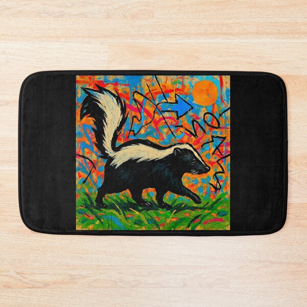 Item preview, Skunk Family – Artistic Wildlife Print #3 designed and sold by Helios Be. Lavsh.