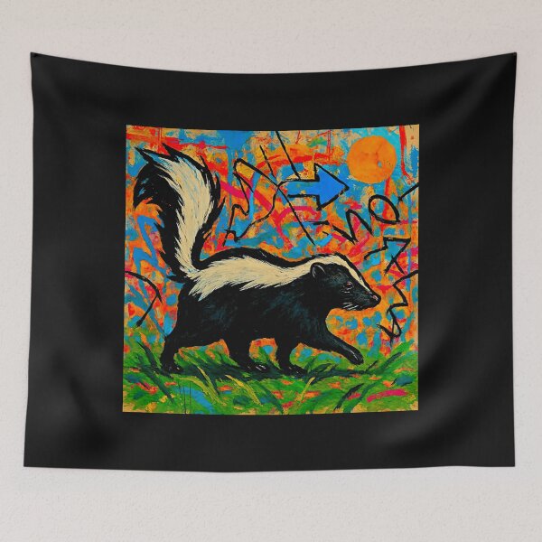 Item preview, Skunk Family – Artistic Wildlife Print #3 designed and sold by Helios Be. Lavsh.