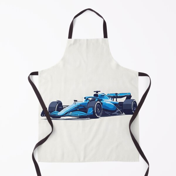 Item preview, Blue Open Wheel Race Car Poster – Minimal Motorsport Art designed and sold by Motorline44.