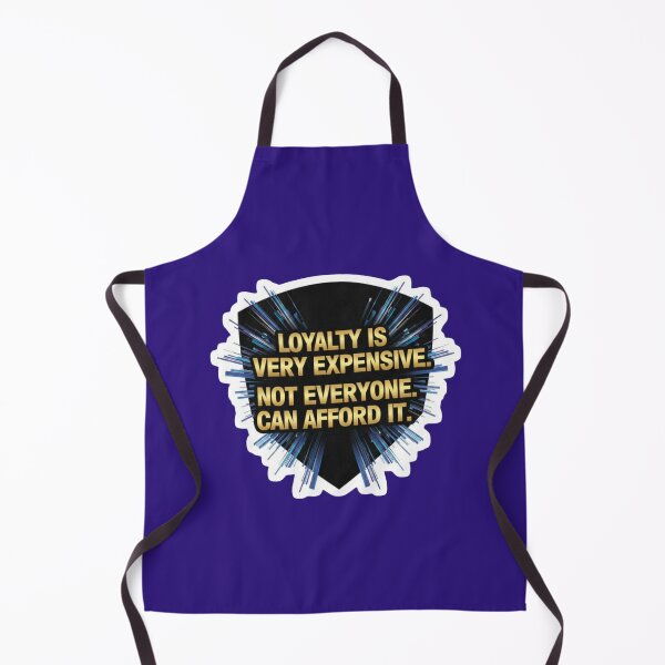Item preview, Loyalty Is Expensive Rare Value Golden Quote Sticke designed and sold by Scro-Ciob-Shop.