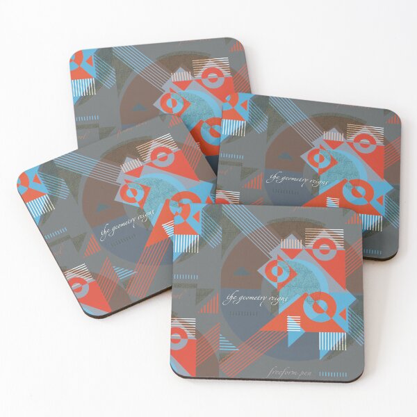 Item preview, Geometric Abstract artwork in retro style designed and sold by Mevissart.