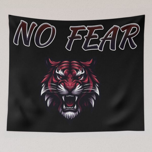 Item preview, No Fear With Tiger Head designed and sold by Mark Cannon.