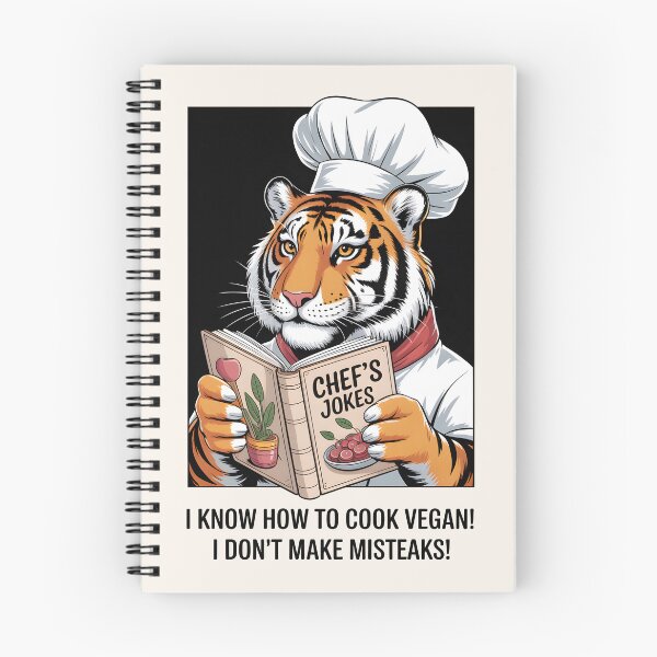 Item preview, Chef Tiger Vegan No Misteak Joke designed and sold by Museum Of Non-Existing Art.