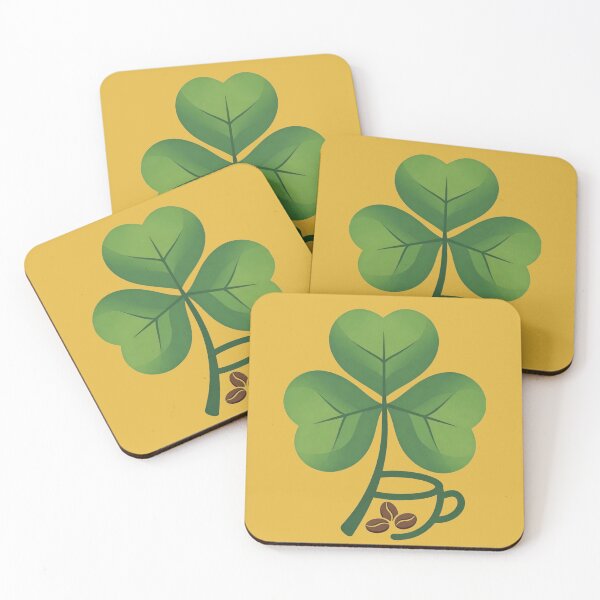 Artikelvorschau, Minimalist Clover Coffee Art entworfen und verkauft von Amevvoo.