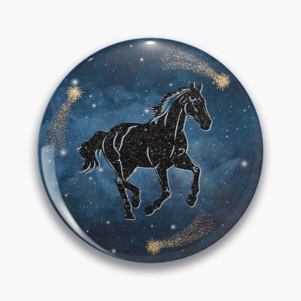 Item preview, Galaxy Horse Wild Spirit Stars Illustration  designed and sold by 3DDesignSpot.