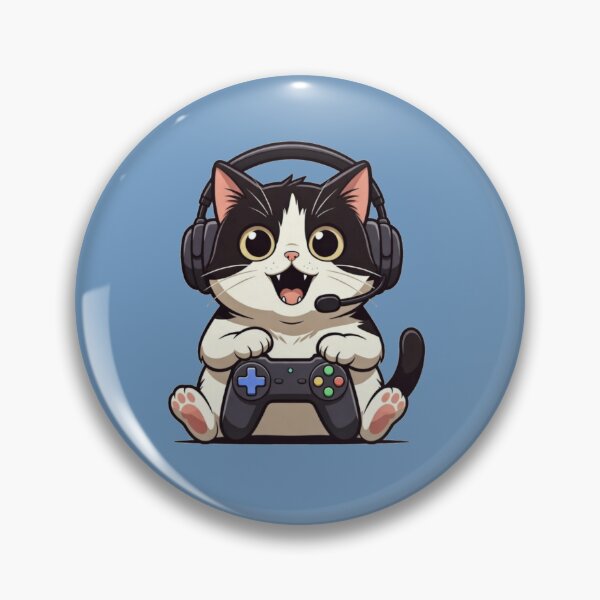 Artikelvorschau, Chat ist mit Headset und Controller ausgestattet. entworfen und verkauft von UrbanView.