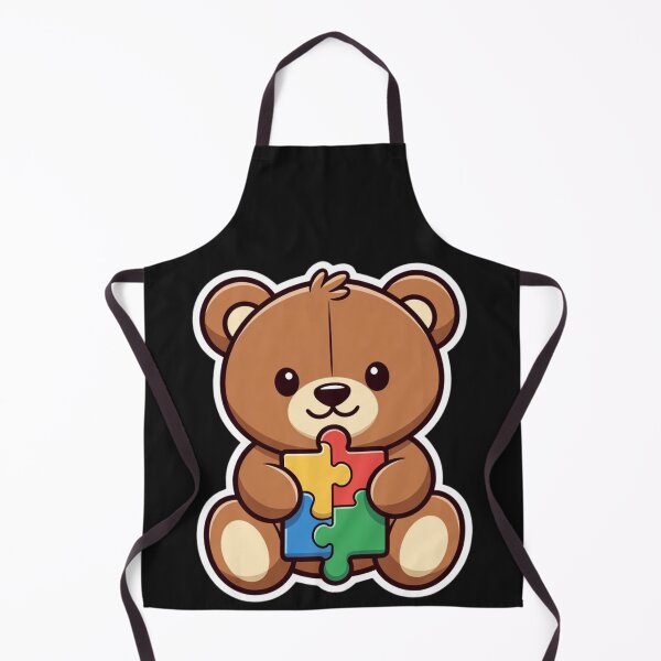 Item preview, Autism Awareness Puzzle Bear Neurodiversity Acceptance designed and sold by GrumpySableye.