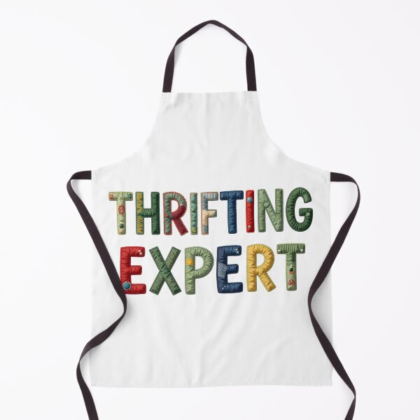 Item preview, THRIFTING EXPERT - IN COLORFUL FAUX LETTERING designed and sold by AlexOBrienArt.
