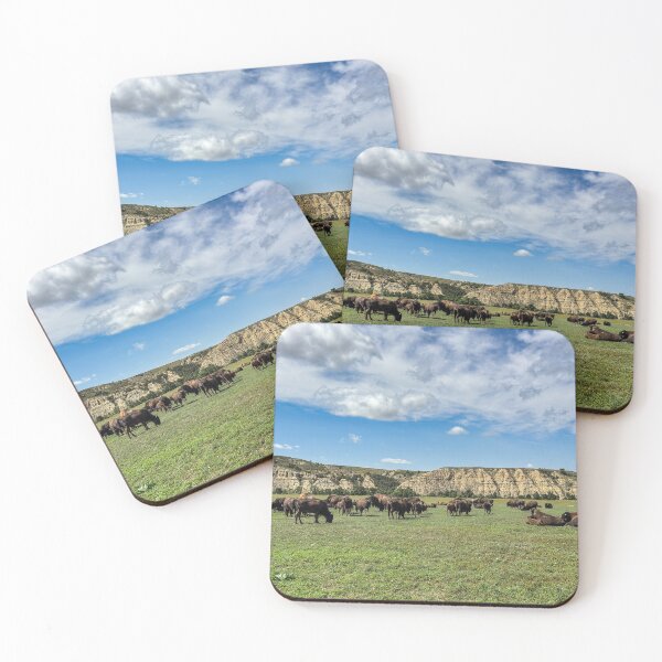 Item preview, Herd of Bison Grazing designed and sold by Debra Martz.