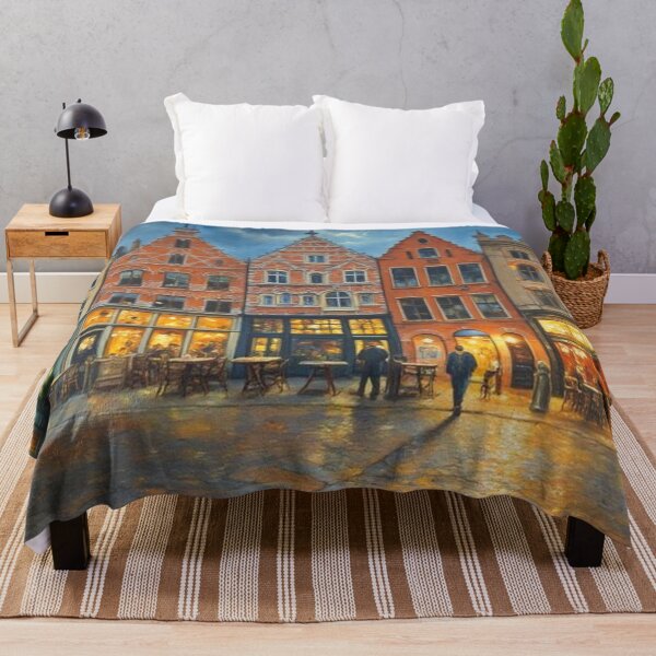 Item preview, Bruges market square in the evening designed and sold by sid1802.