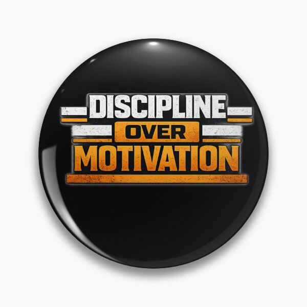 Item preview, Discipline Over Motivation Work Ethic Mindset Design designed and sold by Wolf Garage.
