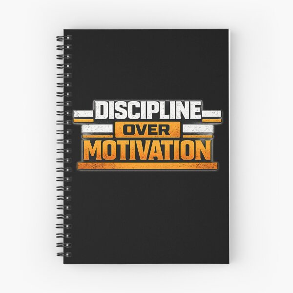 Item preview, Discipline Over Motivation Work Ethic Mindset Design designed and sold by Wolf Garage.