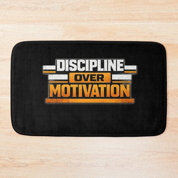 Item preview, Discipline Over Motivation Work Ethic Mindset Design designed and sold by Wolf Garage.