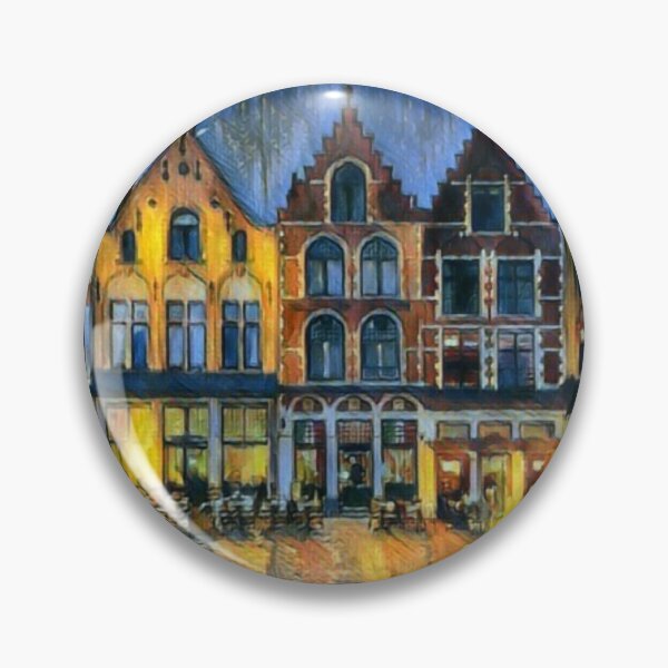 Artikelvorschau, Bruges market square in the evening entworfen und verkauft von sid1802.