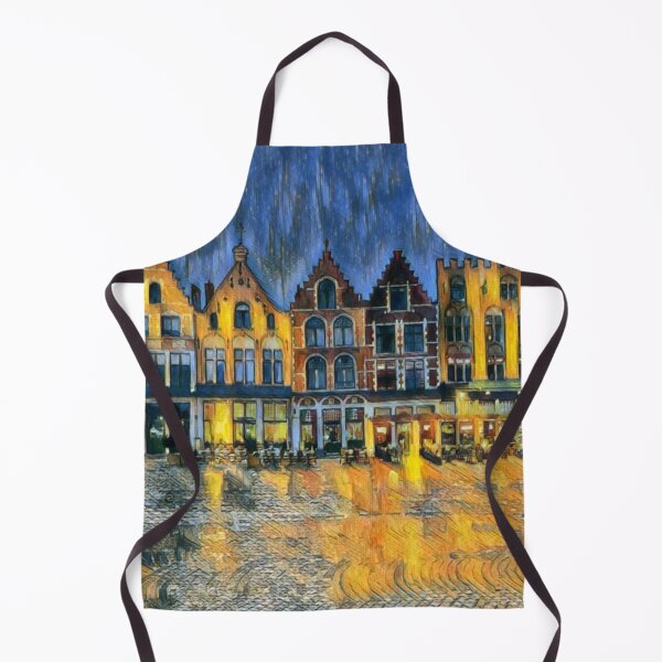 Item preview, Bruges market square in the evening designed and sold by sid1802.