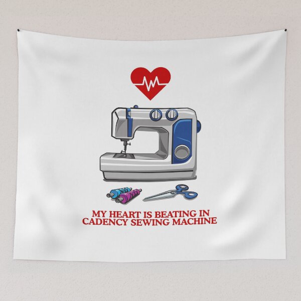 Item preview, MY HEART IS BEATING IN CADENCY SEWIG MACHINE  designed and sold by AleksandraJac05.