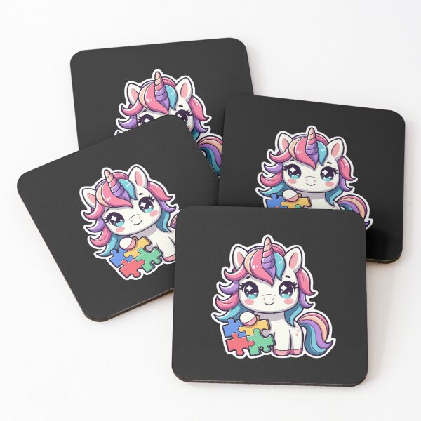Item preview, Unicorn Autism Awareness Puzzle Neurodiversity Acceptance designed and sold by GrumpySableye.