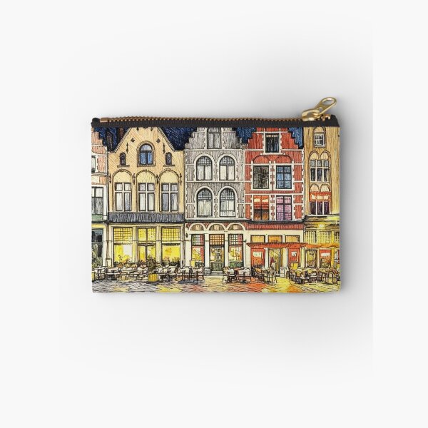 Item preview, Bruges market square in the evening designed and sold by sid1802.
