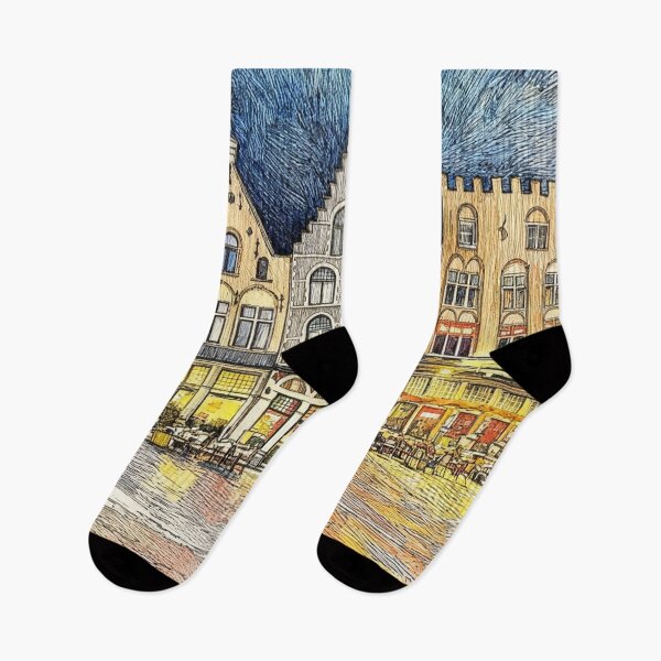 Item preview, Bruges market square in the evening designed and sold by sid1802.