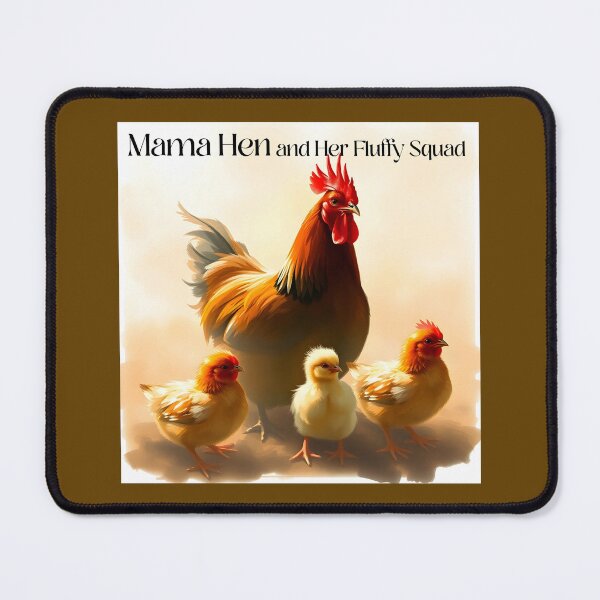 Item preview, Mama Hen and Her Fluffy Squad Chickens designed and sold by Sachie's Studio.