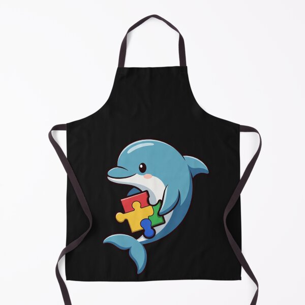 Item preview, Autism Awareness Dolphin Puzzle Support Acceptance Advocate designed and sold by GrumpySableye.