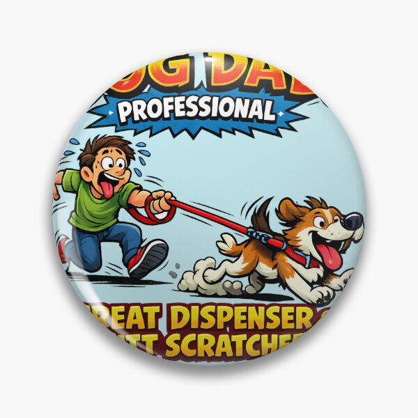 Item preview, Dog Dad Professional Treat Dispenser Funny designed and sold by xmoudx.