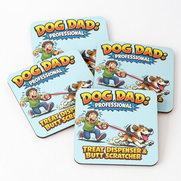 Item preview, Dog Dad Professional Treat Dispenser Funny designed and sold by fadilow.