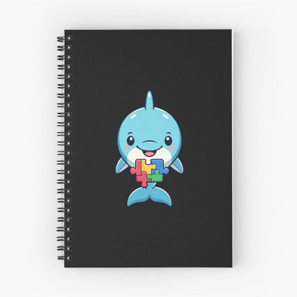 Item preview, Autism Awareness Dolphin Puzzle Piece Support designed and sold by GrumpySableye.