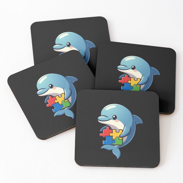 Item preview, Dolphin Autism Awareness Neurodiversity Support designed and sold by GrumpySableye.