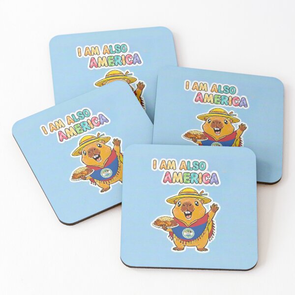 Item preview, Kawaii Belizean Capybara – I'm America Too designed and sold by FRADEX STORE.