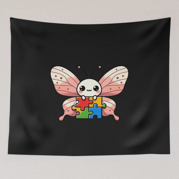 Item preview, Autism Awareness Butterfly Puzzle Acceptance designed and sold by GrumpySableye.