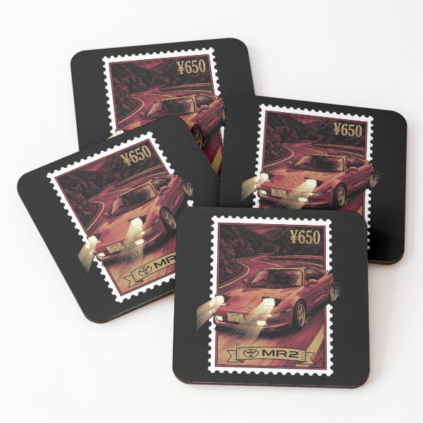 Item preview, Red Mid-Engine Sports Car Mountain Pass Stamp designed and sold by G350.
