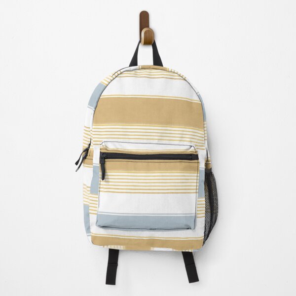 Item preview, Camel and baby blue stripes designed and sold by Roxburylane.