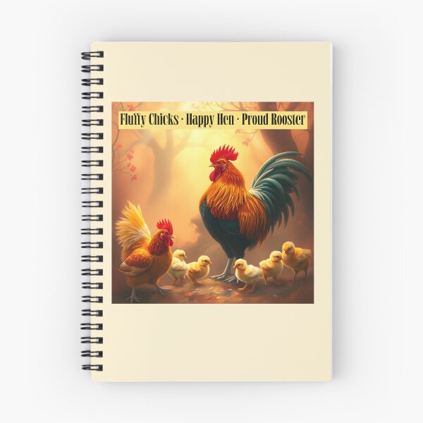 Item preview, Fluffy Chicks, Happy Hen, Proud Rooster Chickens designed and sold by Sachie's Studio.