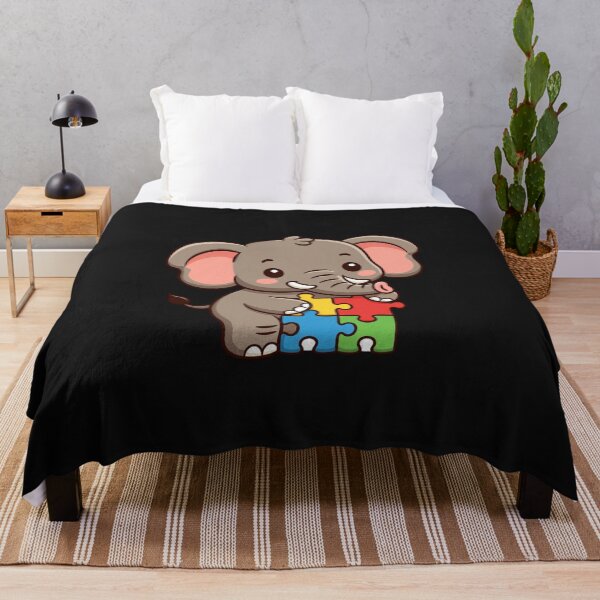 Item preview, Autism Awareness Elephant Puzzle Neurodiversity Support designed and sold by GrumpySableye.