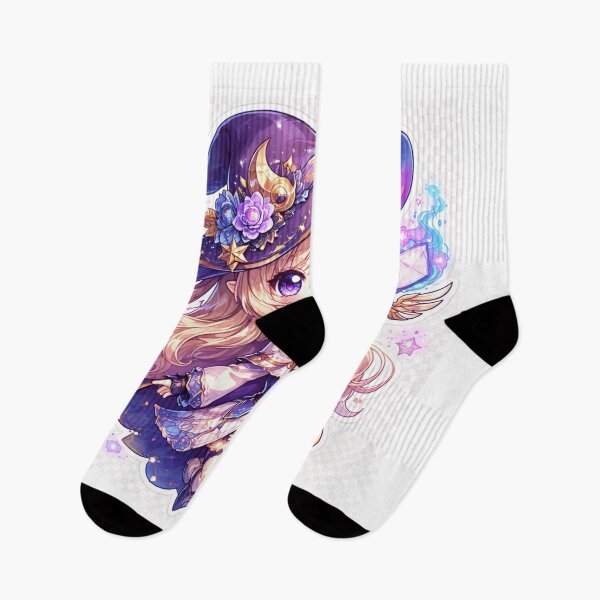 Item preview, Celestial Chibi Mage Girl – Fantasy Anime Magic Witch Design designed and sold by zilanom.