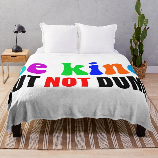Item preview, Be Kind But Not Dumb - Colorful Sarcastic Mental Health Motivational Quote designed and sold by XIOMOS.