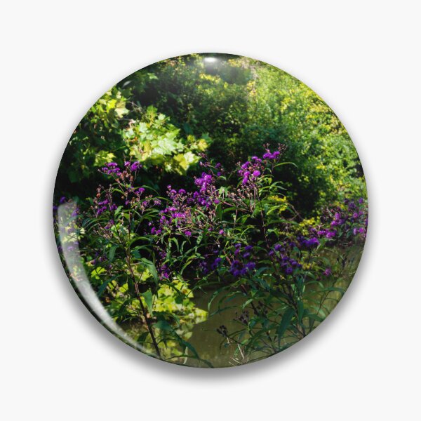 Item preview, Wild Purple Blooms by the Hidden Forest Pond designed and sold by Photo-By-Nate.