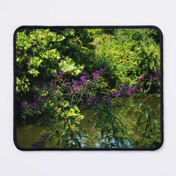 Item preview, Wild Purple Blooms by the Hidden Forest Pond designed and sold by Photo-By-Nate.