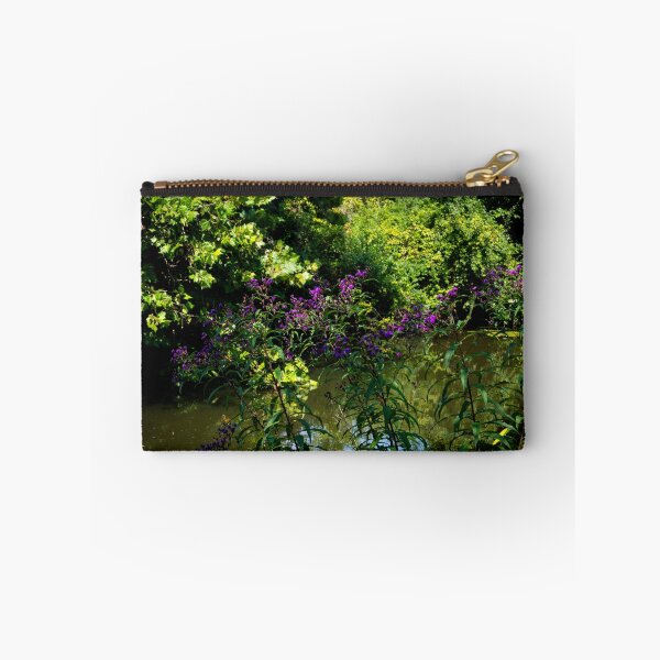 Item preview, Wild Purple Blooms by the Hidden Forest Pond designed and sold by Photo-By-Nate.