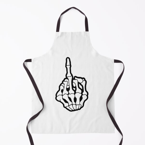 Item preview, Bold Skeleton Middle Finger - Rude Stencil Art designed and sold by 1001T-Shirt.