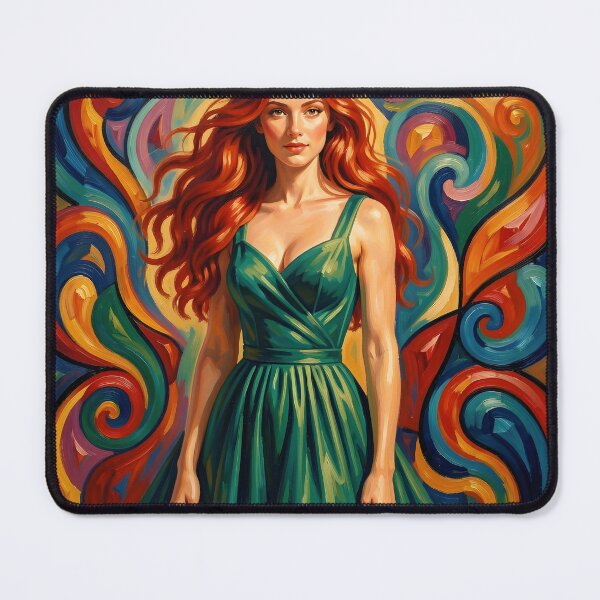 Item preview, Emerald Serenity in a Storm of Color designed and sold by KonTagDesign.
