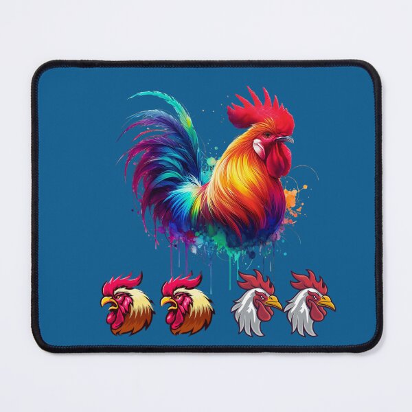 Item preview, Rooster and rainbow  designed and sold by Palmtree94.