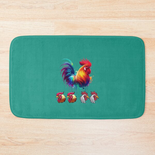 Item preview, Rooster and rainbow  designed and sold by Palmtree94.