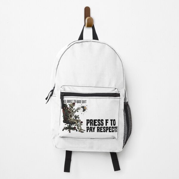Item preview, Rage Quit Skeleton Press F To Pay Respects designed and sold by Oommen Studio .