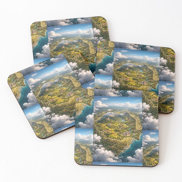 Item preview, Geographic map of Romania with cities designed and sold by Marici8.