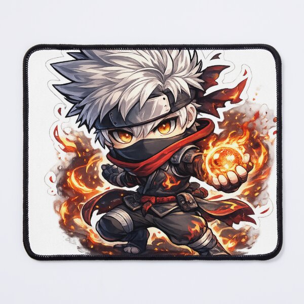 Item preview, Shadow Flame Chibi Ninja T-Shirt – Cute Anime Shinobi Warrior Design designed and sold by zilanom.