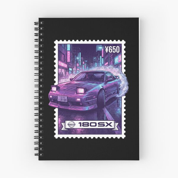 Item preview, Neon Purple Night Drift Pop-Up Headlights Stamp designed and sold by G350.